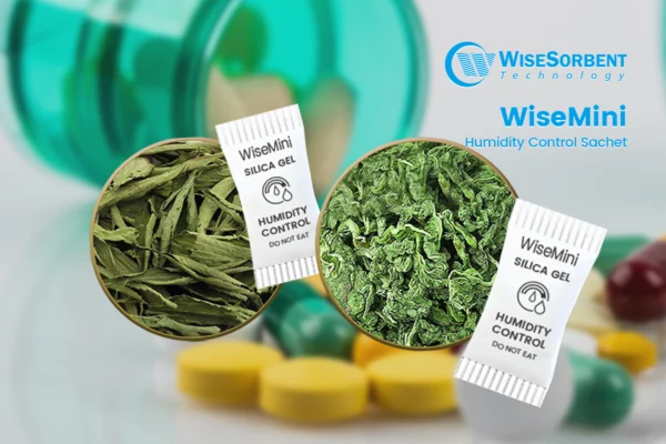 WiseMini Ink-Free Humidity Control Sachet for plant based products