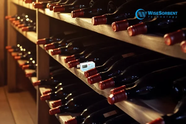 Temperature and Humidity Recorder - in Wine Cellar