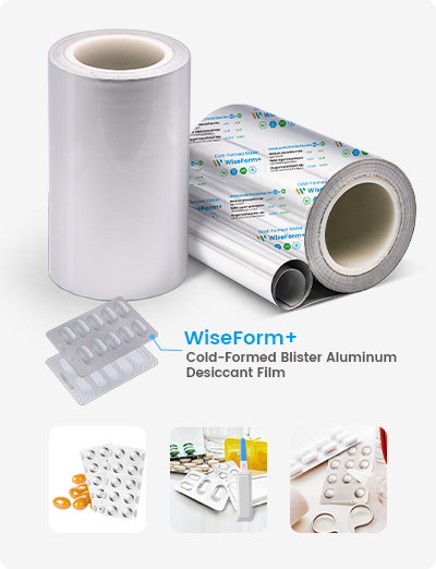 WiseForm+ Cold-Formed Blister Aluminum Desiccant Film