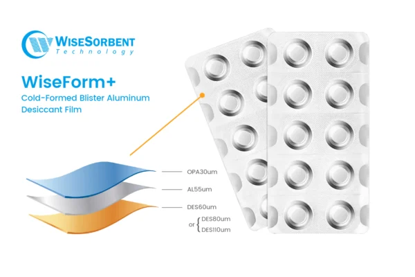 WiseForm+ Cold-Formed Blister Aluminum Desiccant Film