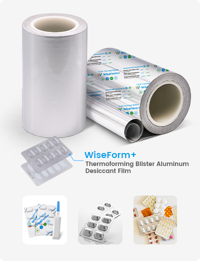 WiseForm+ Themoforming Blister Aluminum Desiccant Film